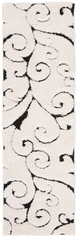 FLORIDA SHAG 455 – IVORY / BLACK