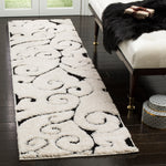 FLORIDA SHAG 455 – IVORY / BLACK