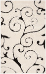 FLORIDA SHAG 455 – IVORY / BLACK