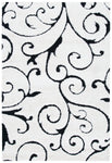 FLORIDA SHAG 455 – IVORY / BLACK