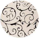 FLORIDA SHAG 455 – IVORY / BLACK
