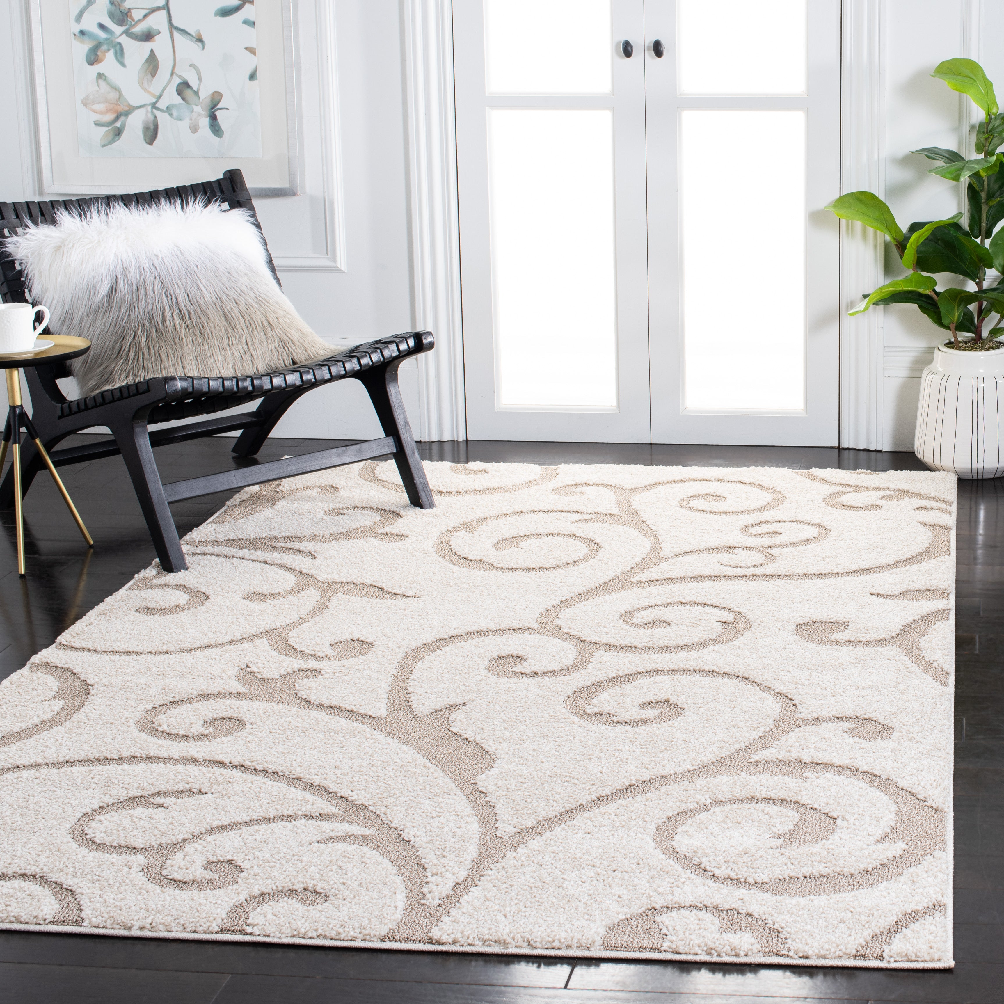 FLORIDA SHAG 455 – IVORY / BEIGE