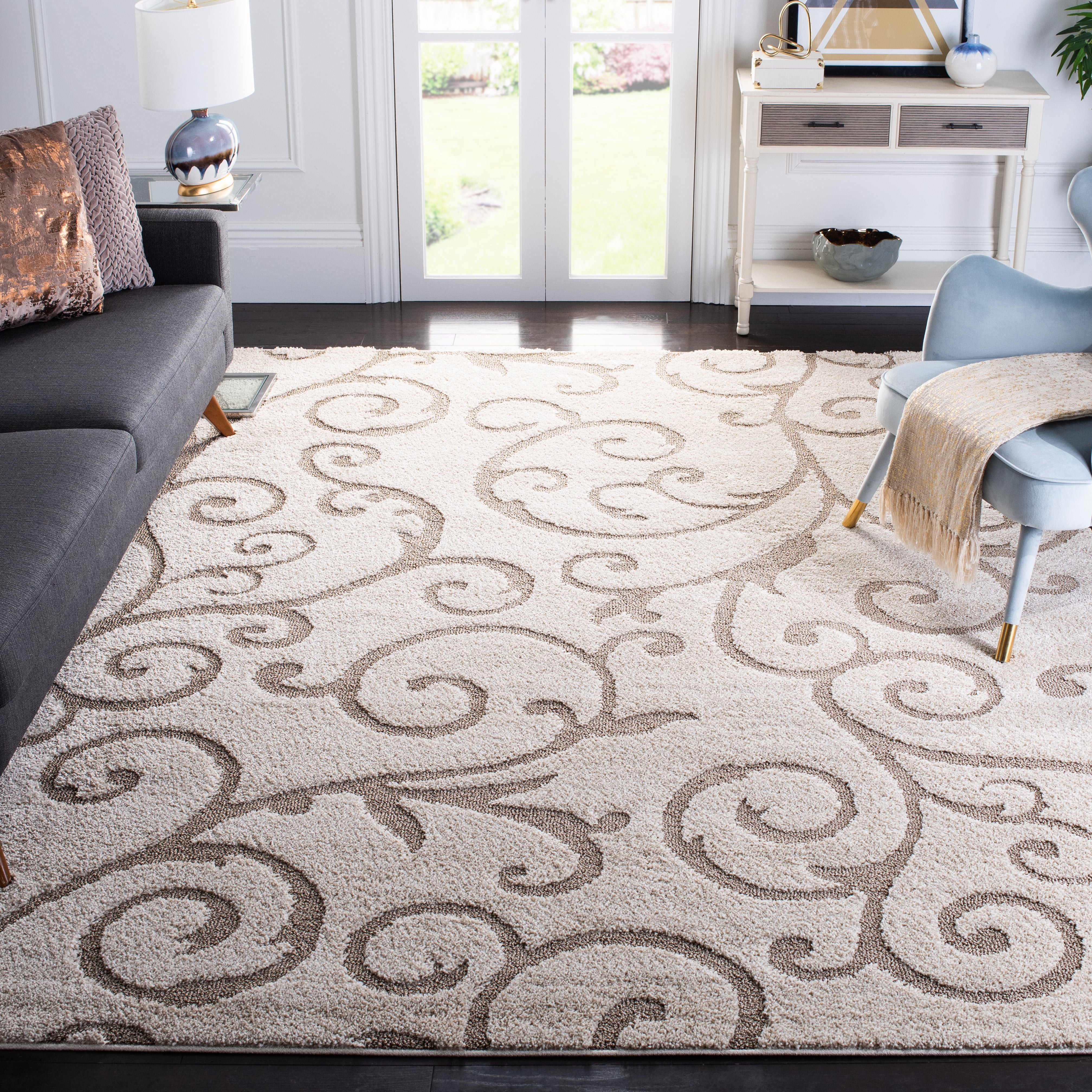 FLORIDA SHAG 455 – IVORY / BEIGE
