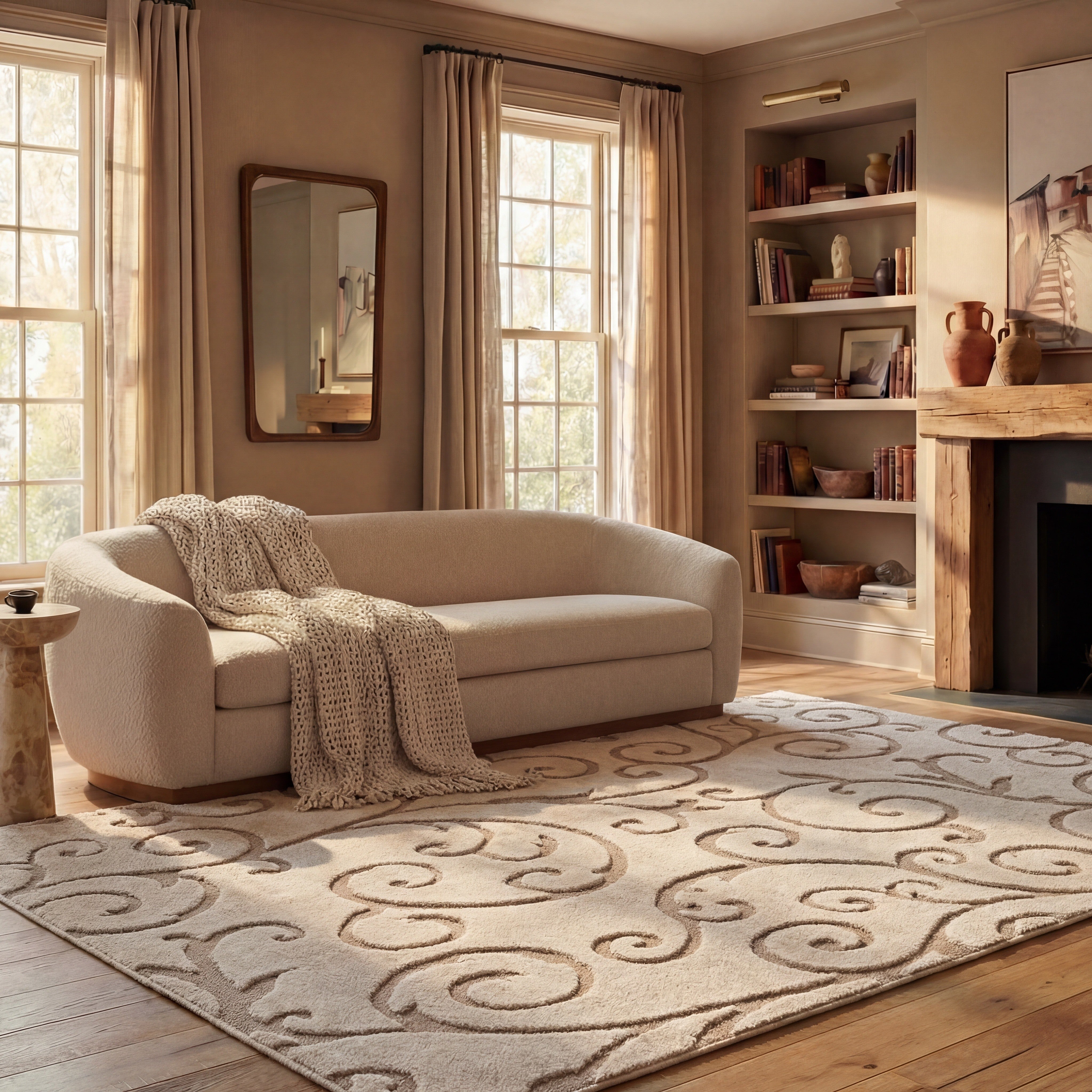 FLORIDA SHAG 455 – IVORY / BEIGE