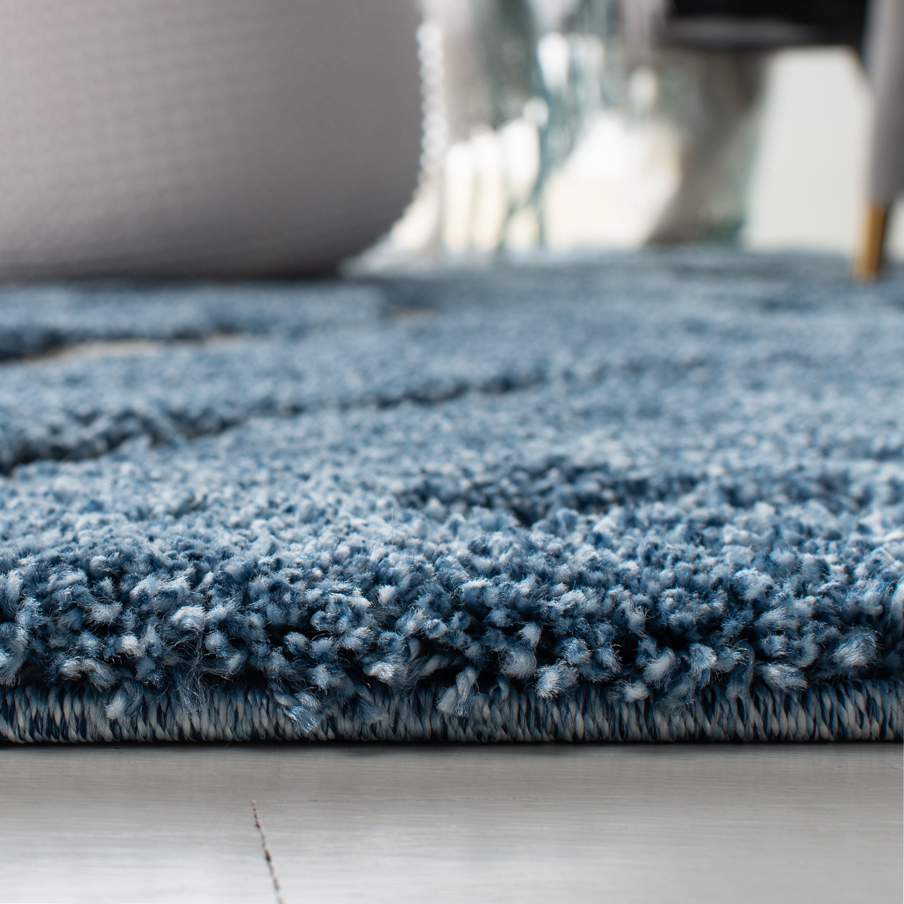 FLORIDA SHAG 455 – LIGHT BLUE / CREAM