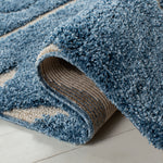 FLORIDA SHAG 455 – LIGHT BLUE / CREAM