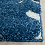 FLORIDA SHAG 455 – DARK BLUE / CREAM