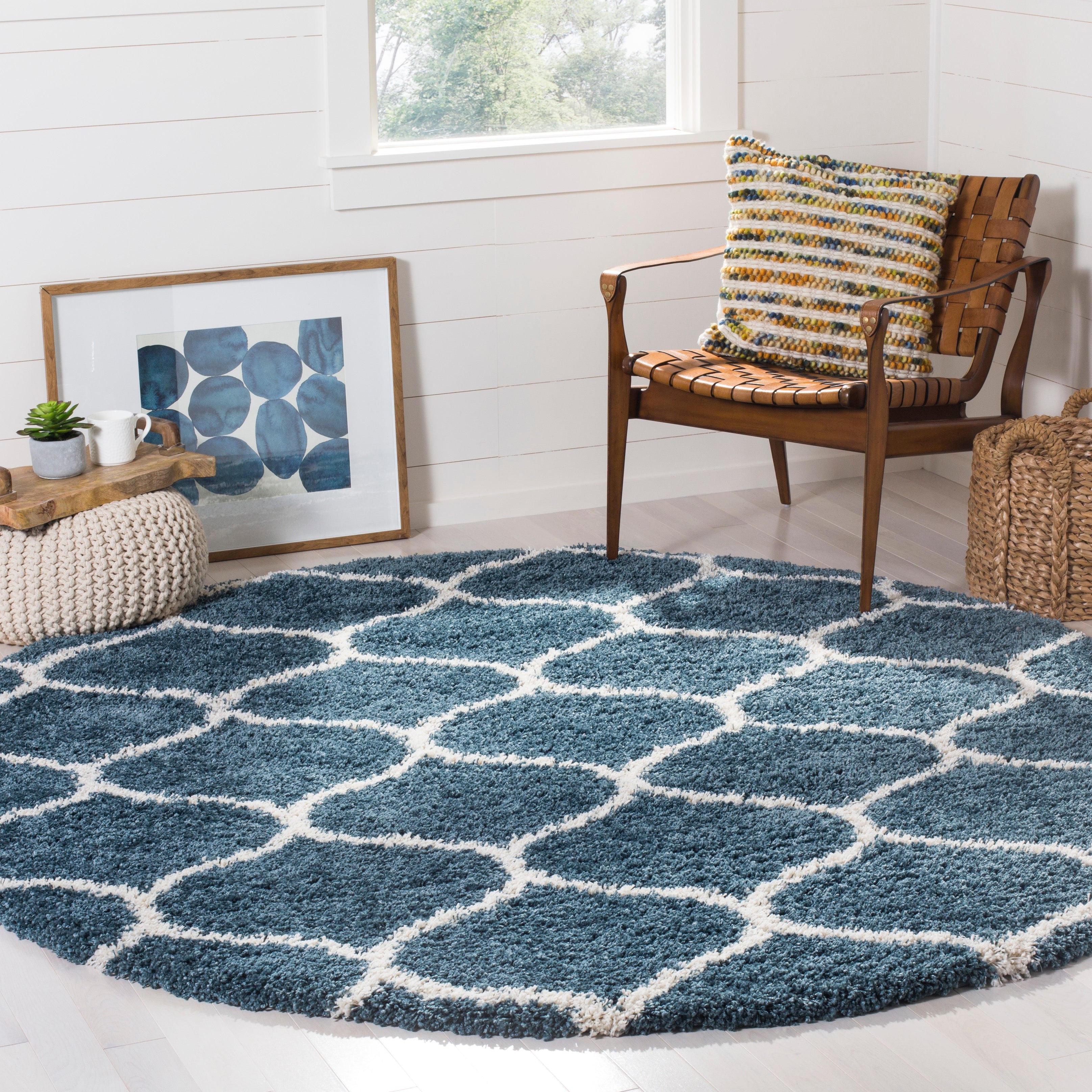 SLATE BLUE / IVORY