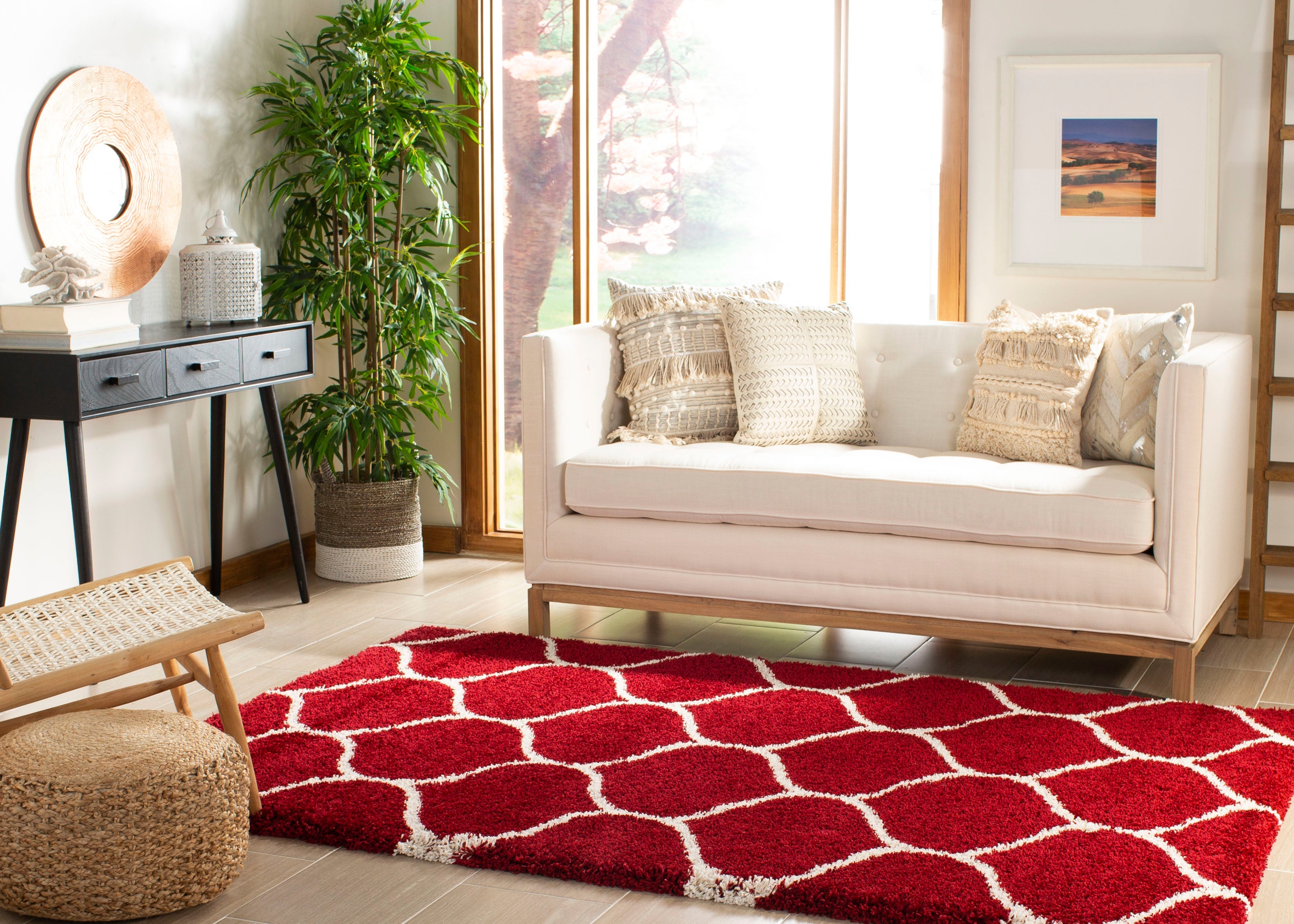 RED / IVORY