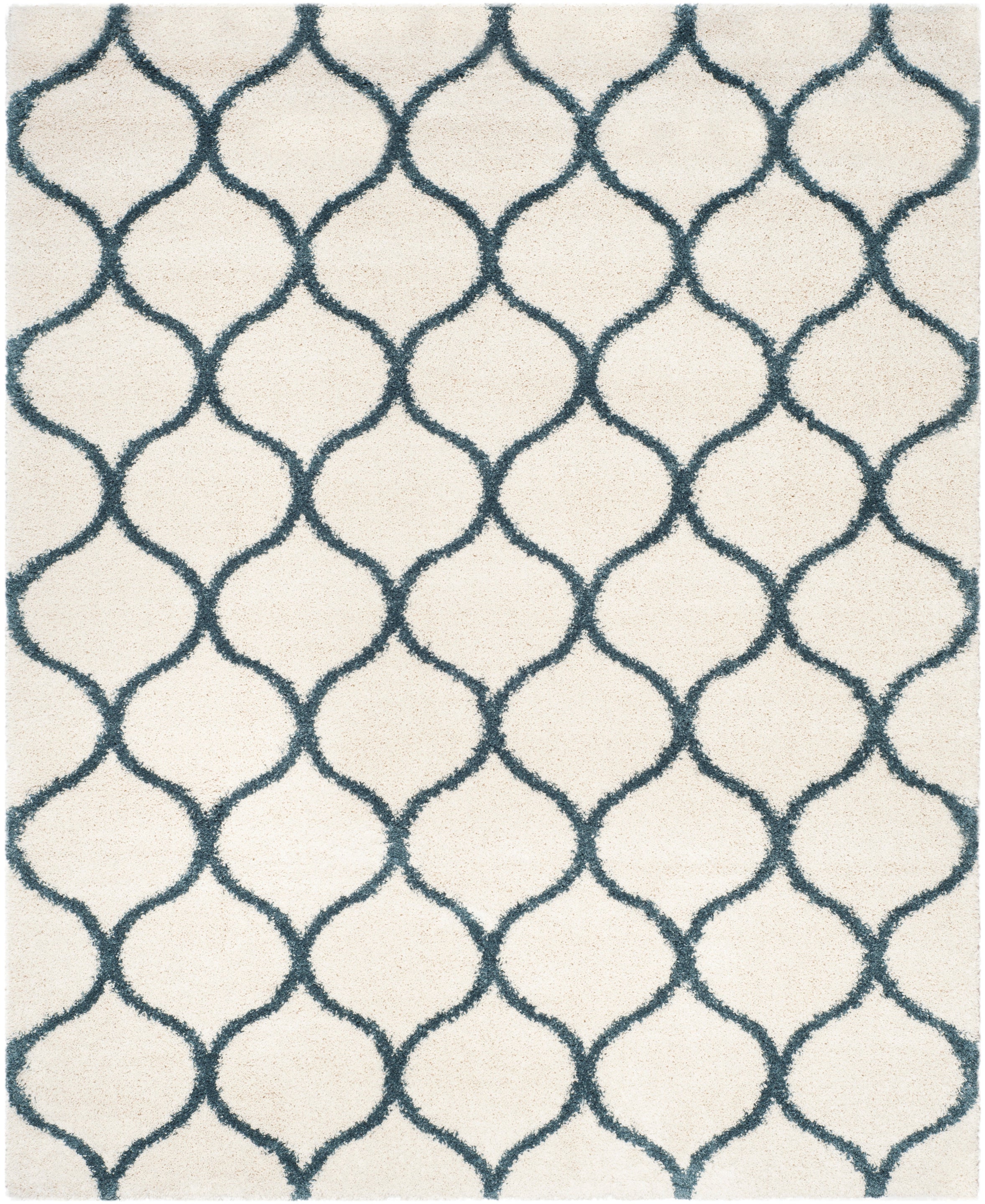 IVORY / STEEL BLUE