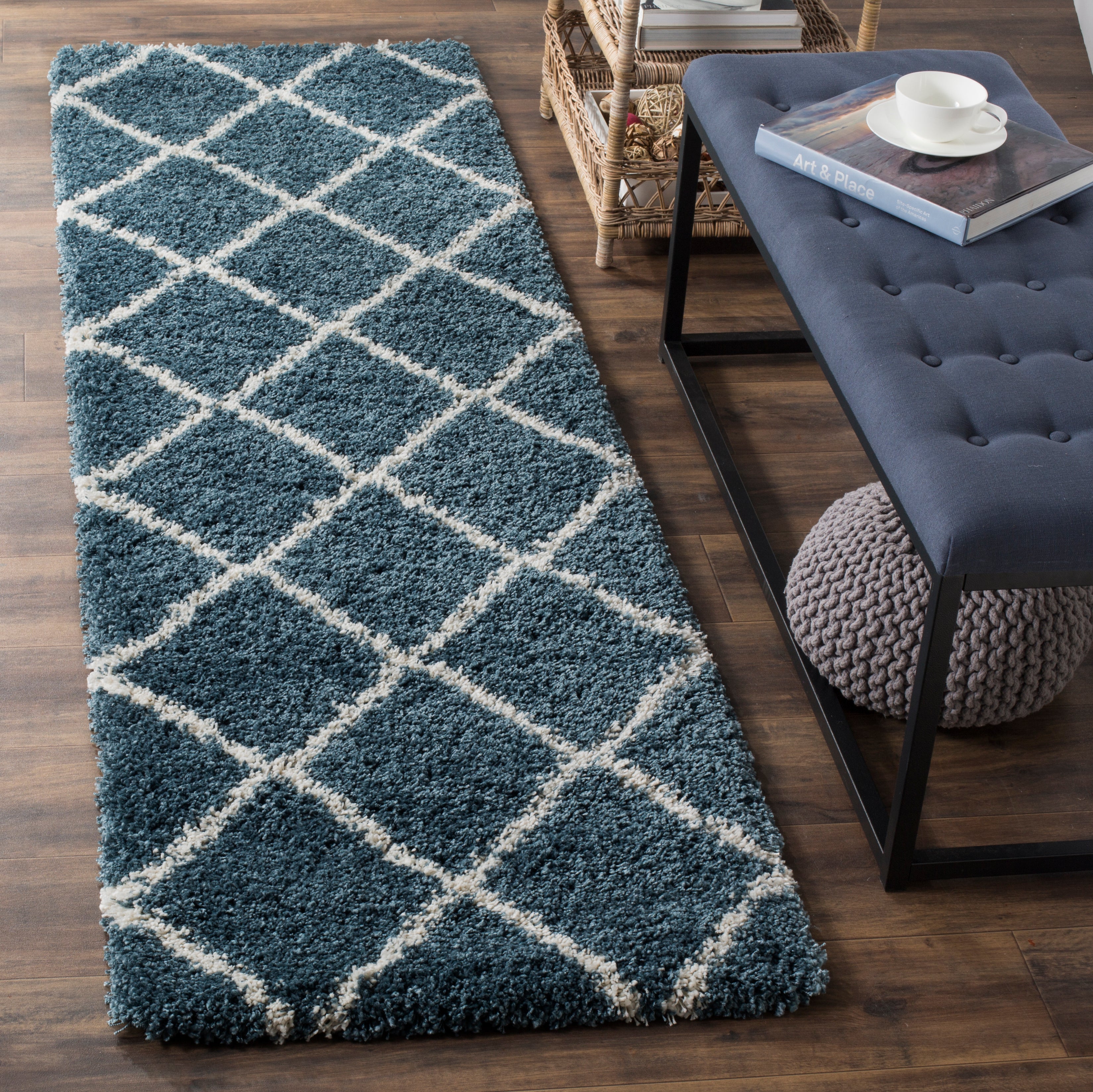 SLATE BLUE / IVORY