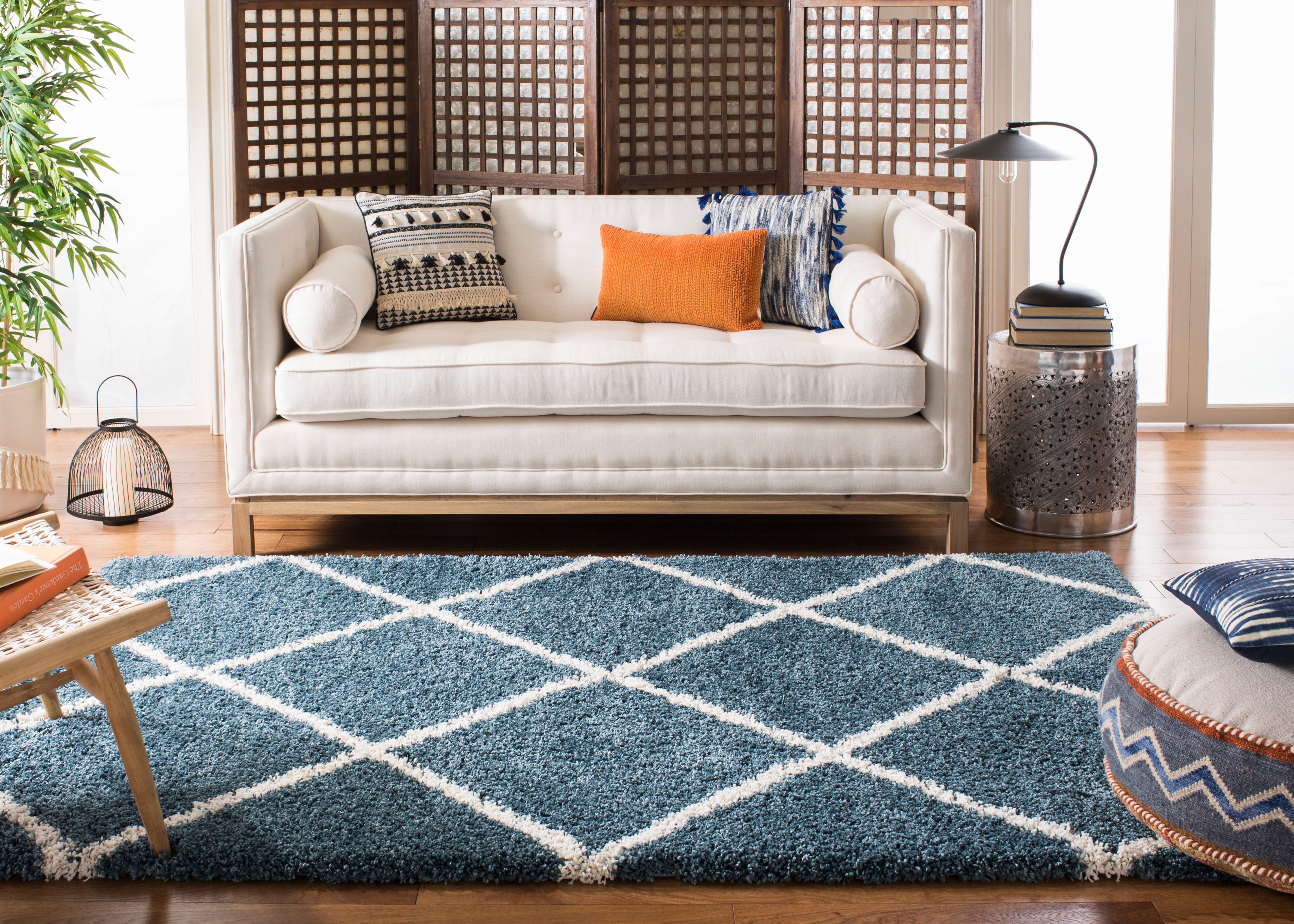 SLATE BLUE / IVORY