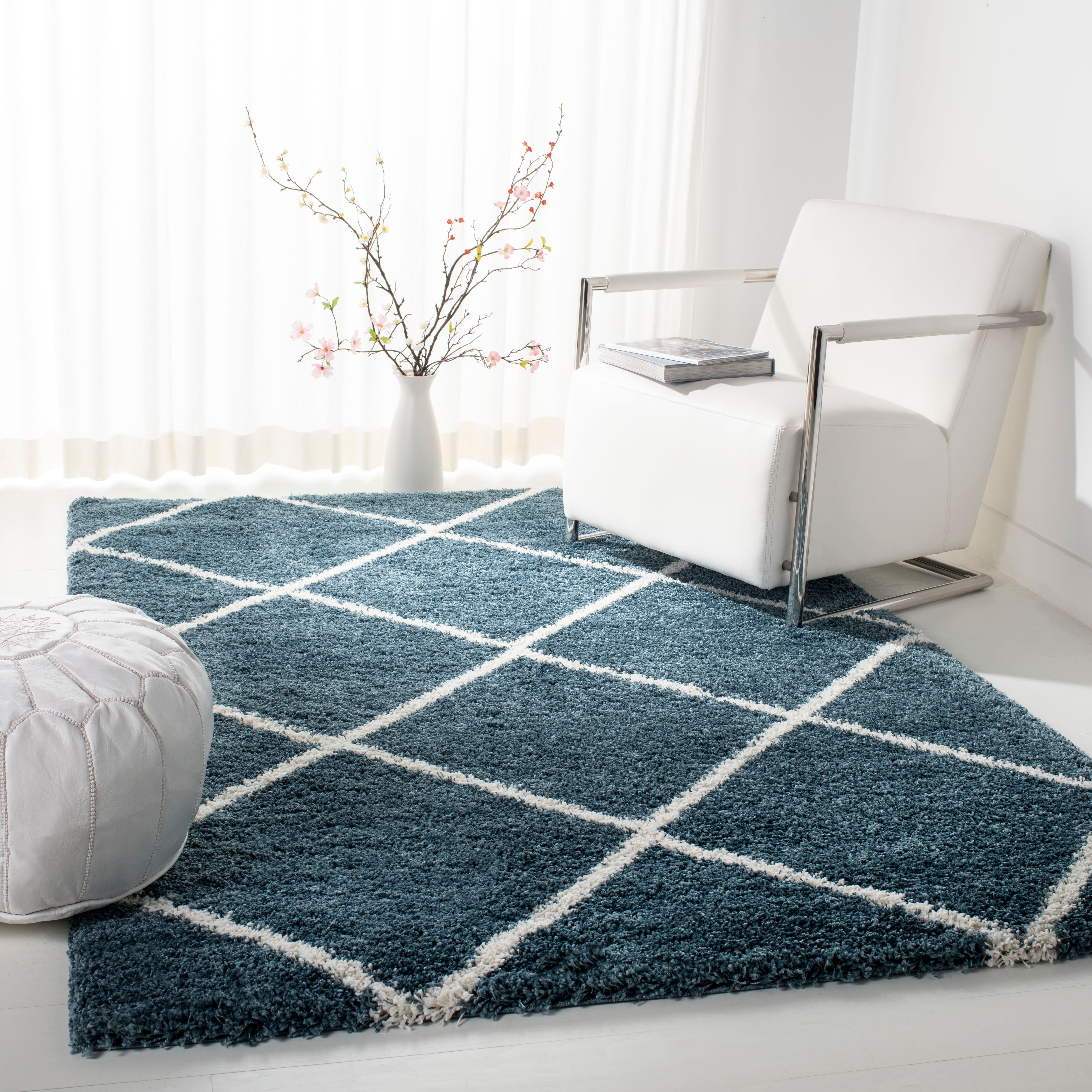 SLATE BLUE / IVORY