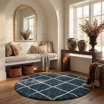 SLATE BLUE / IVORY