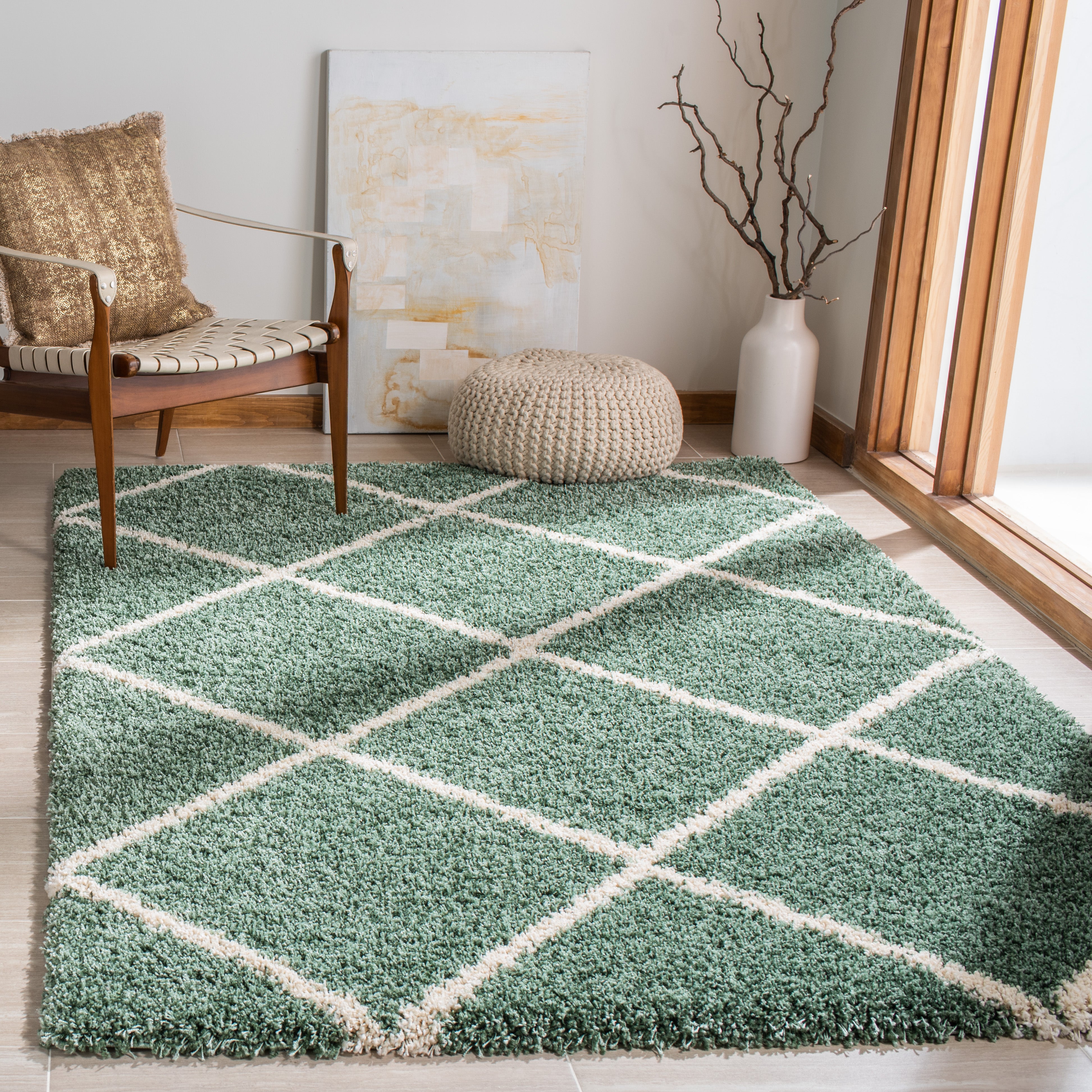 GREEN / IVORY