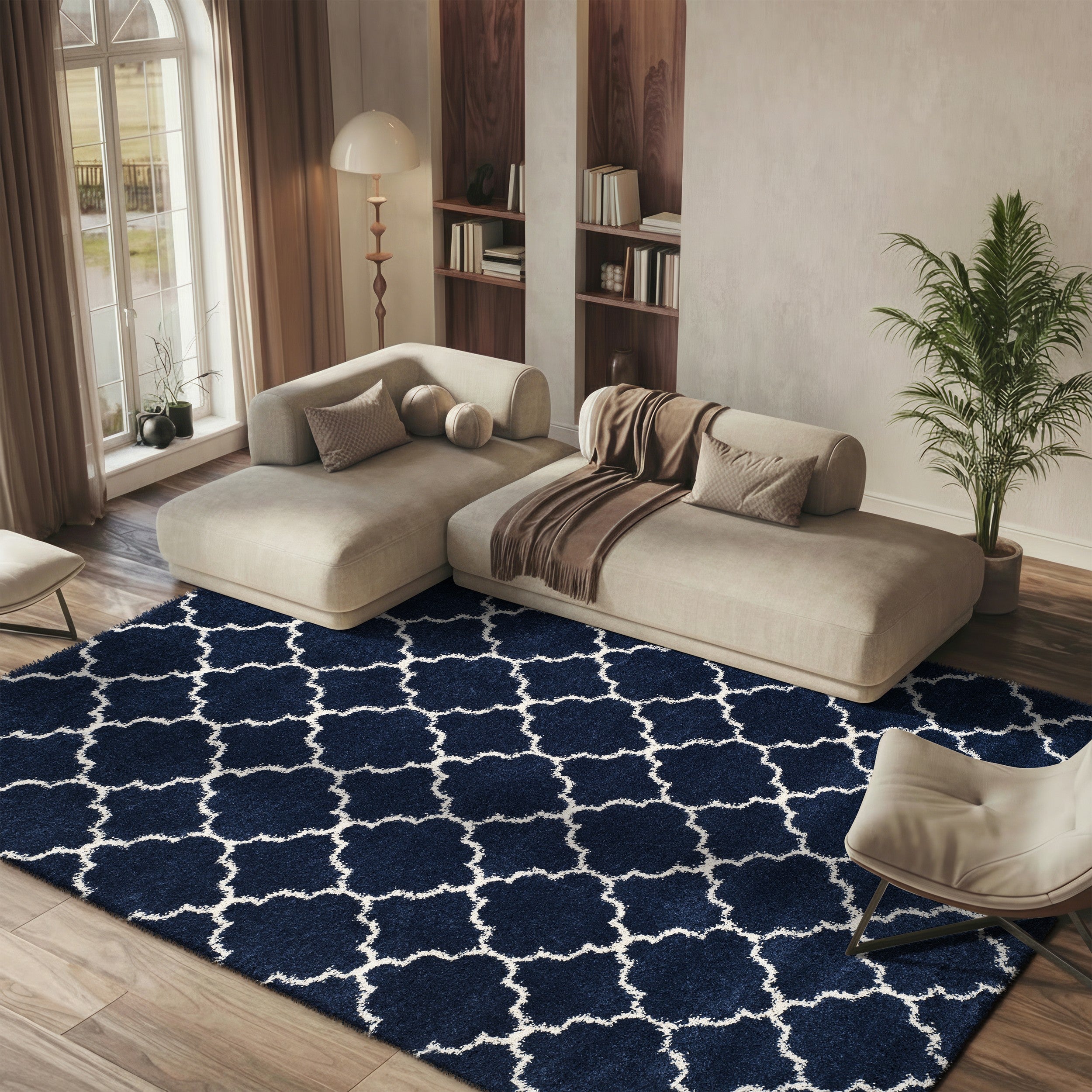 NAVY / IVORY