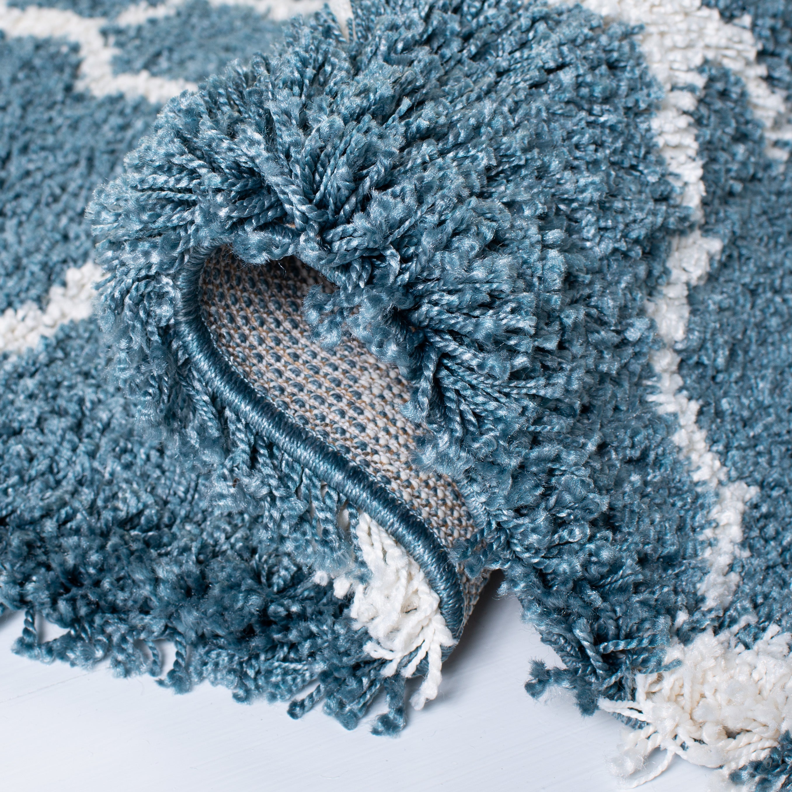 SLATE BLUE / IVORY