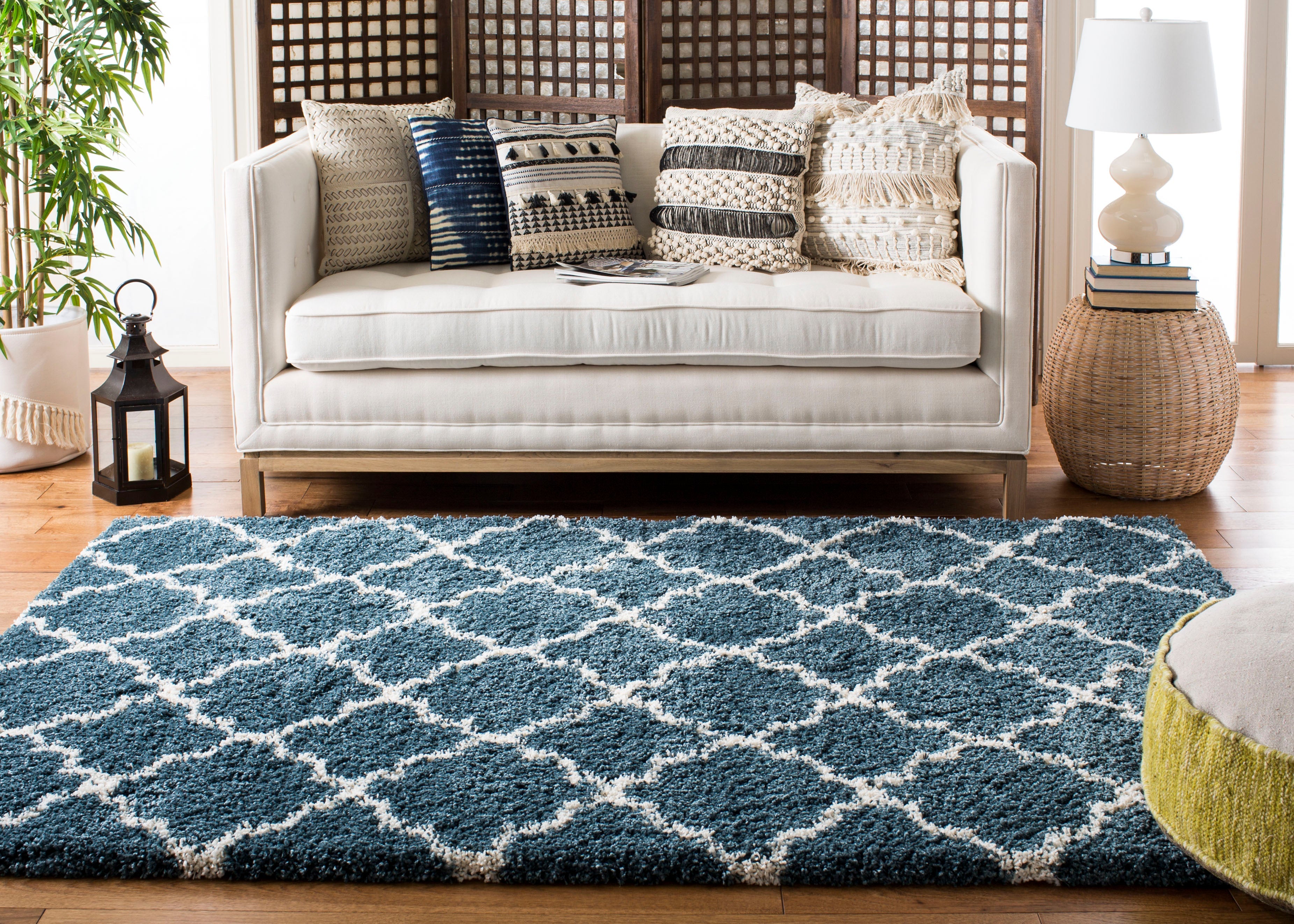 SLATE BLUE / IVORY