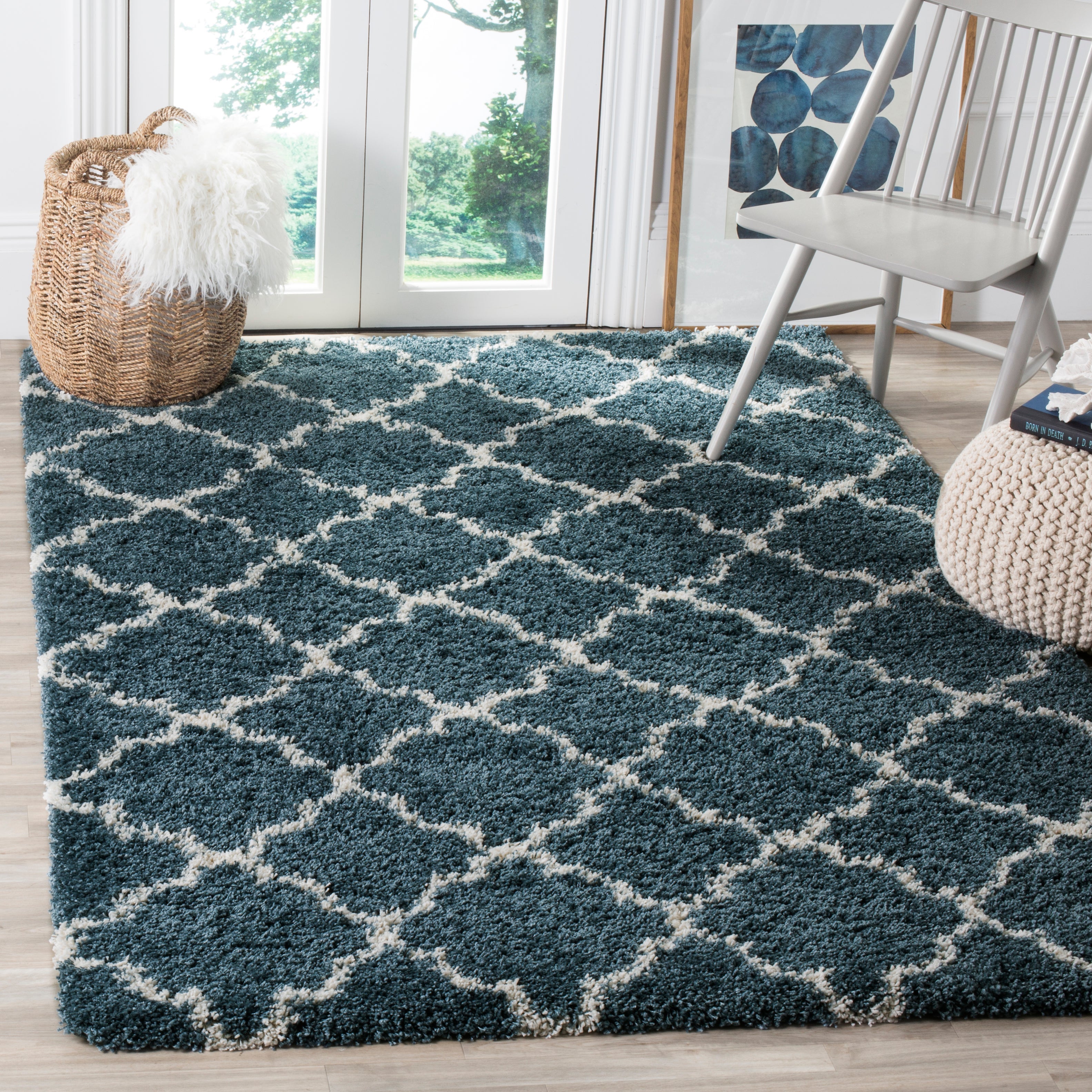 SLATE BLUE / IVORY