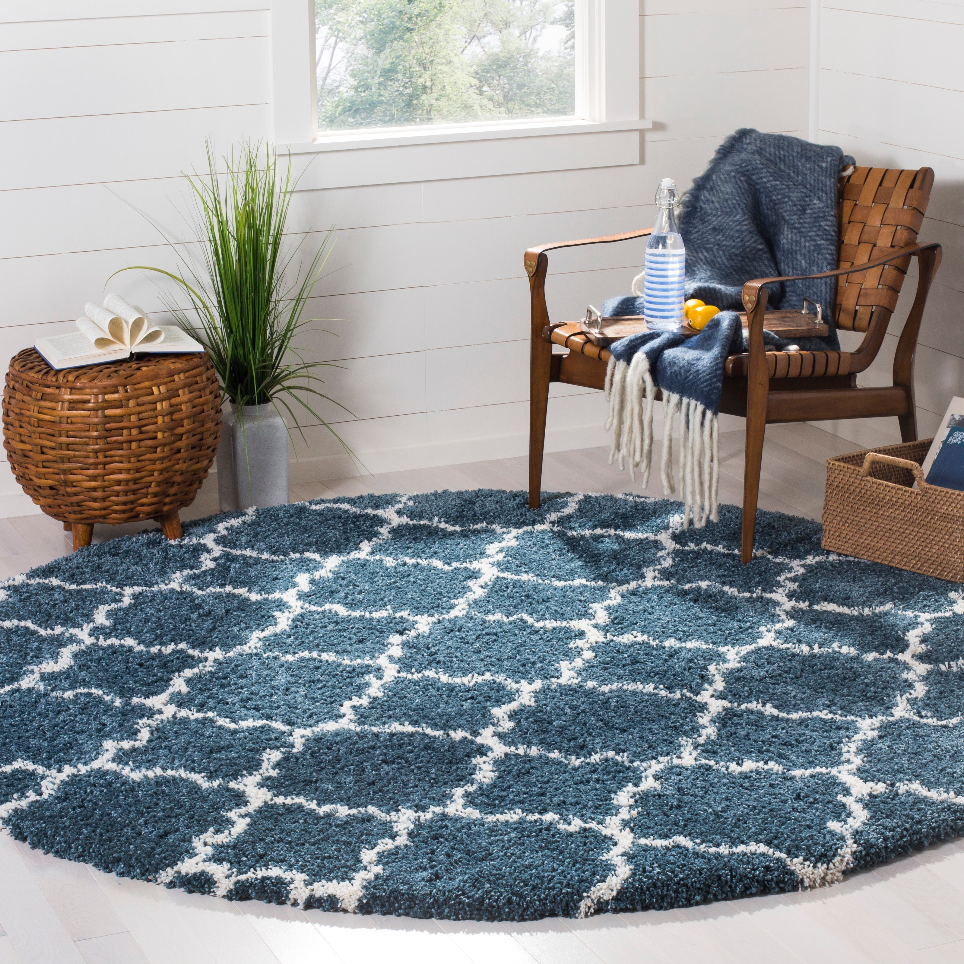 SLATE BLUE / IVORY