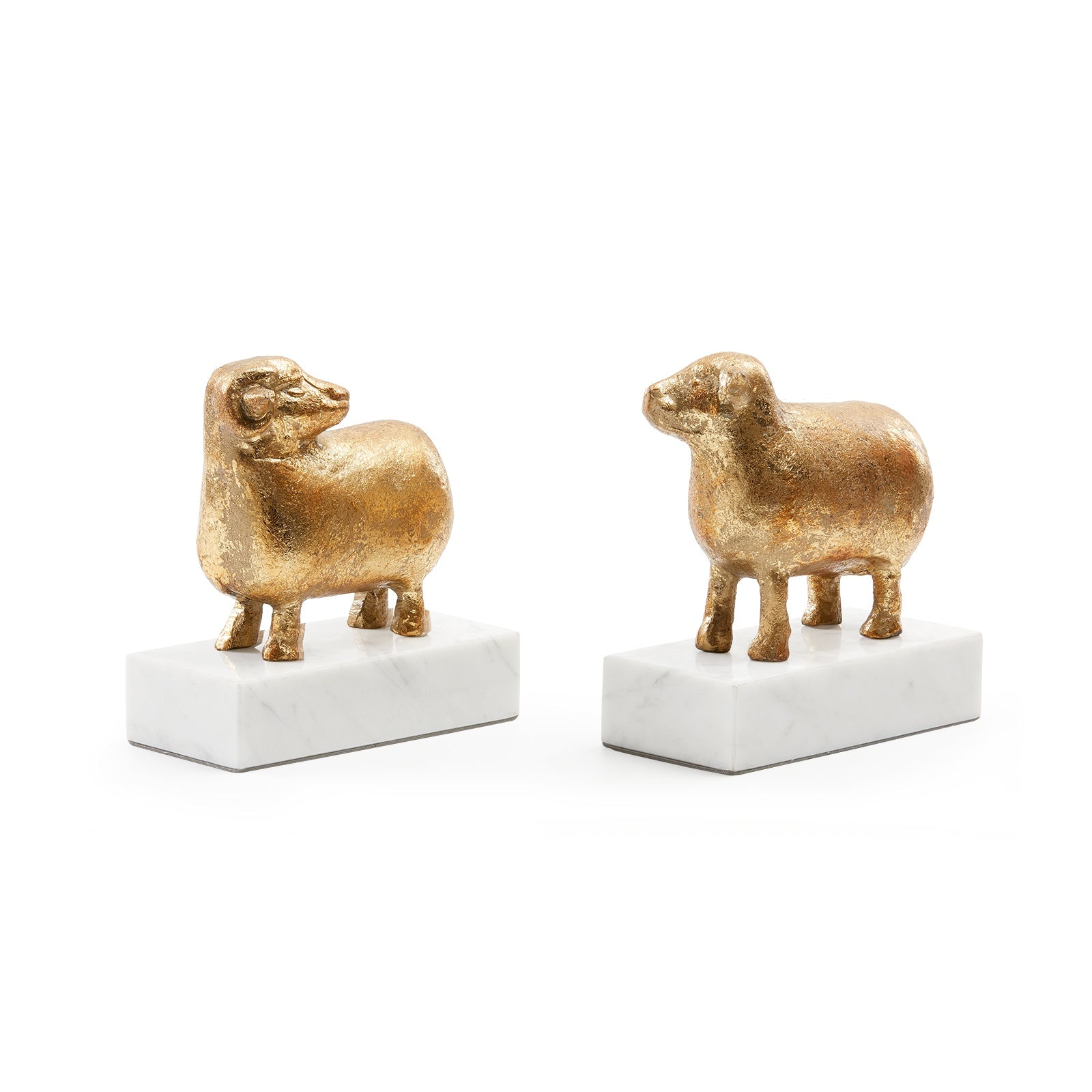 Villa & House - Sheep Bookends (Pair) - Gold Leaf - SHP-1742-808