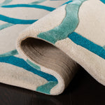BEIGE / BLUE