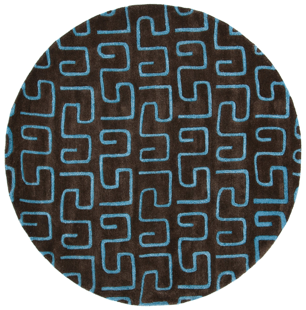 BROWN / LIGHT BLUE