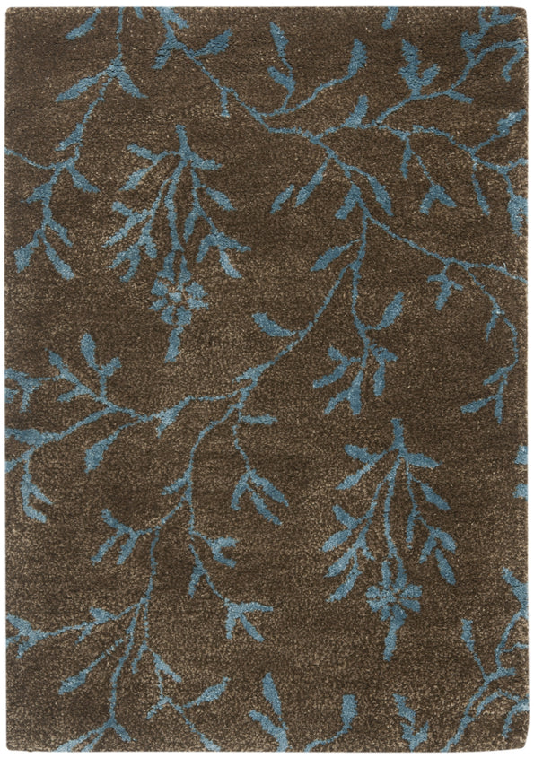 BROWN / LIGHT BLUE