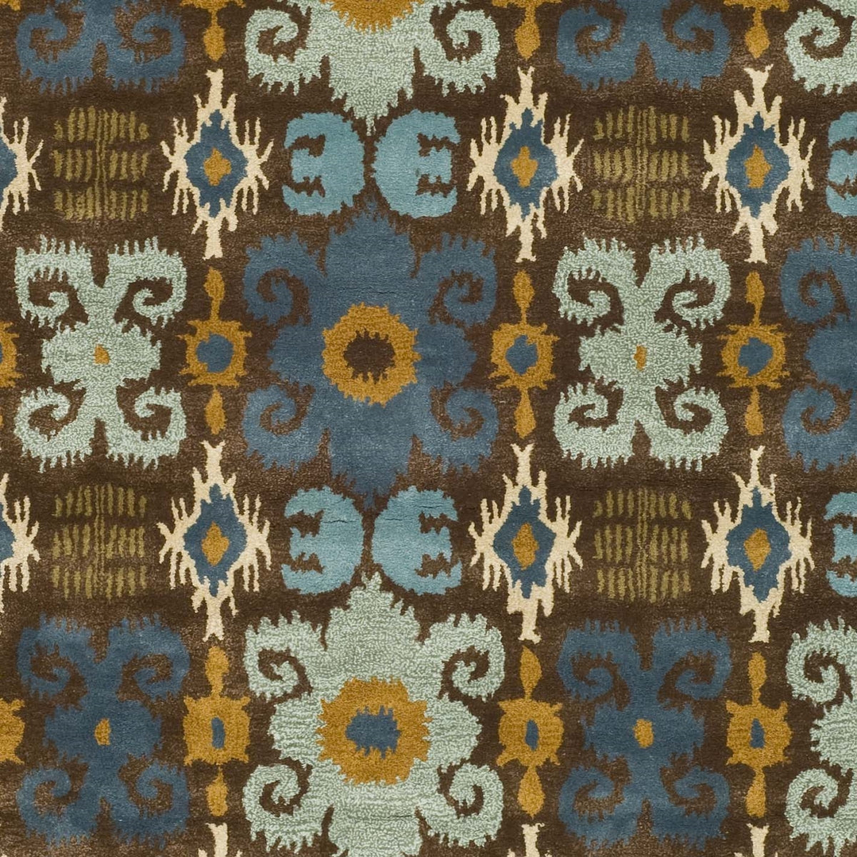 BROWN / BLUE