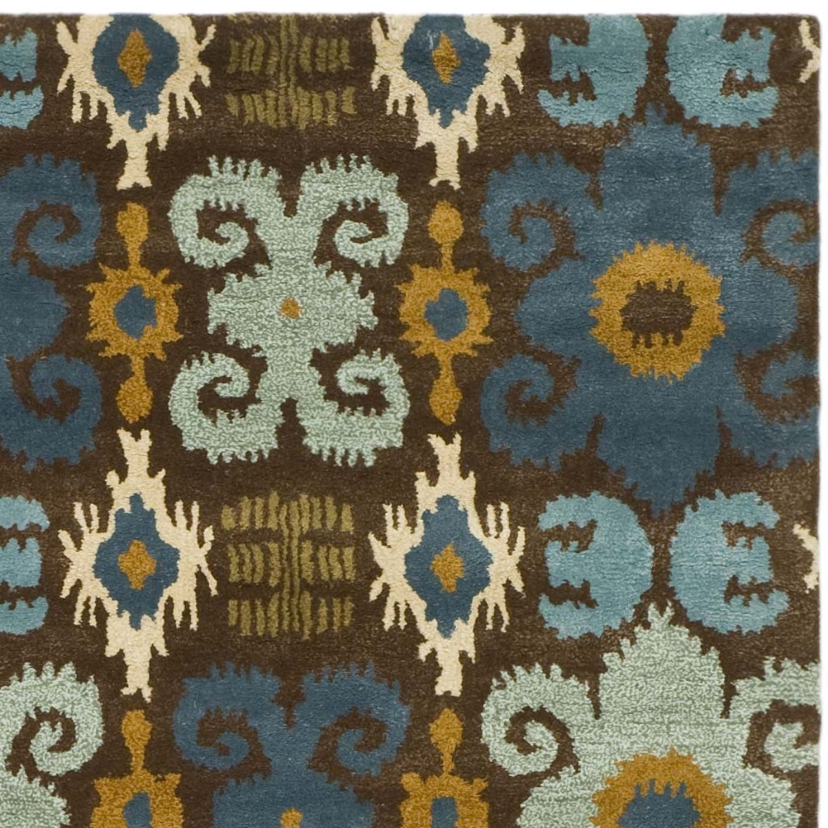 BROWN / BLUE