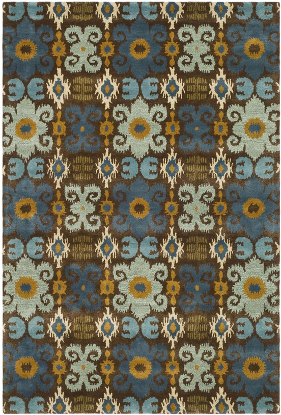 BROWN / BLUE