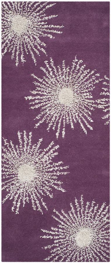 Purple / Ivory