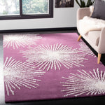 Purple / Ivory