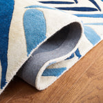 Ivory / Blue