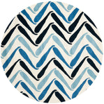 Ivory / Blue