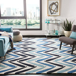 Ivory / Blue