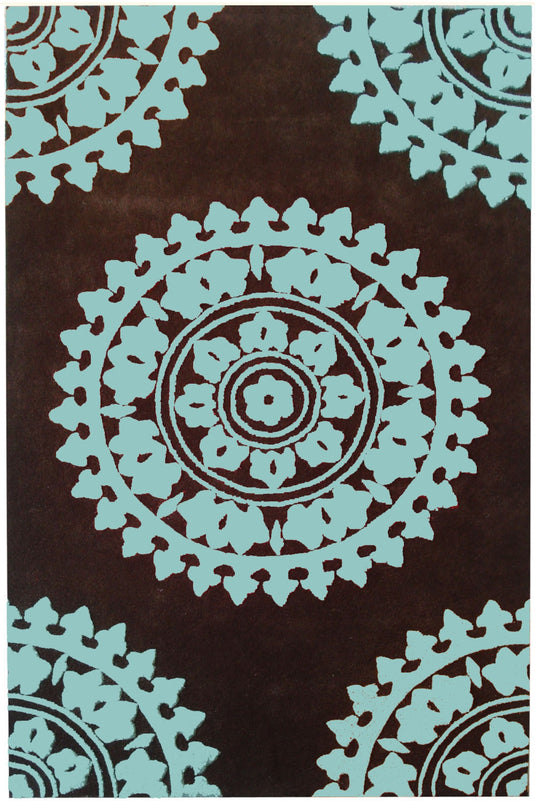 BROWN / TEAL