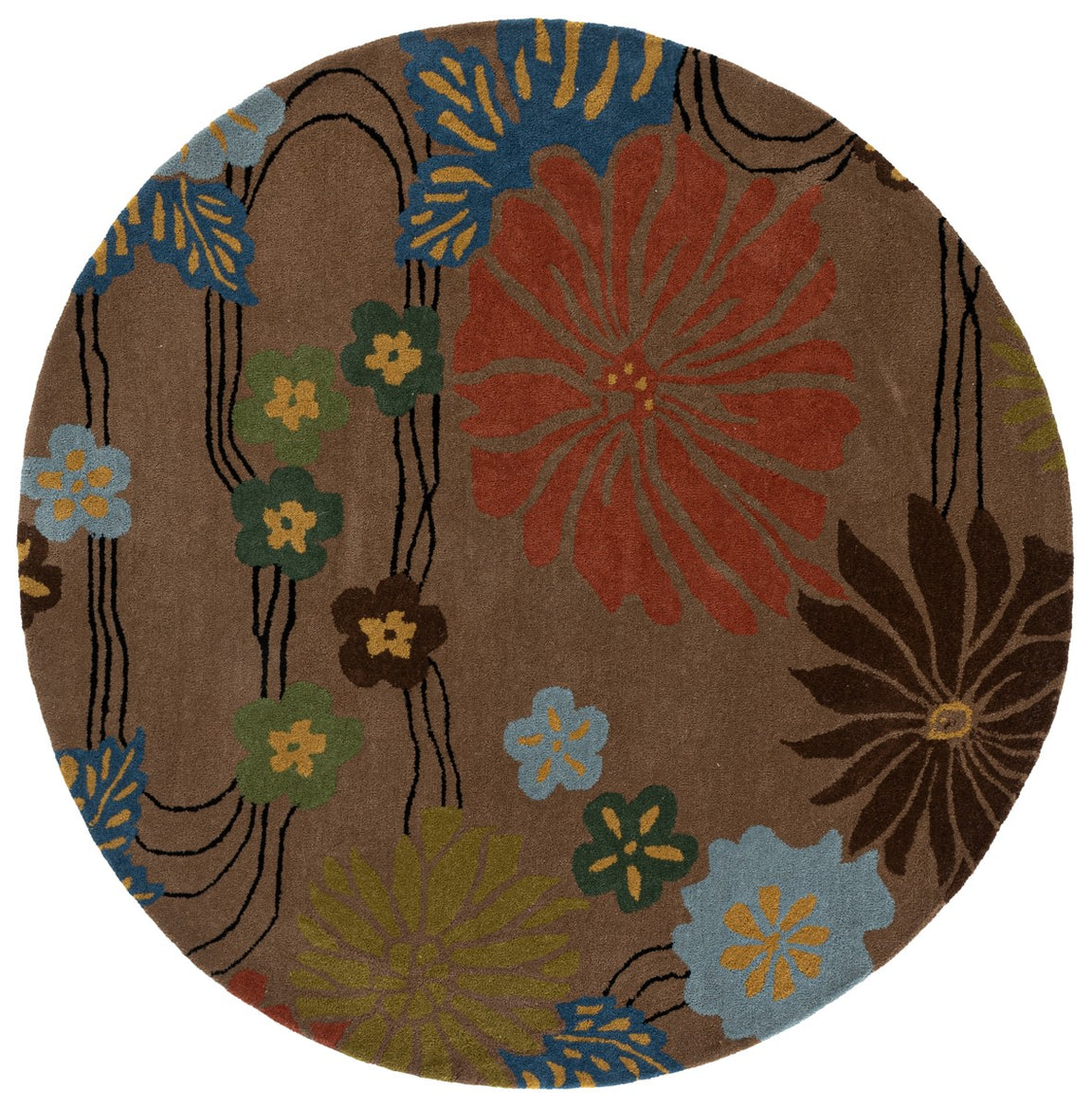 BROWN / MULTI