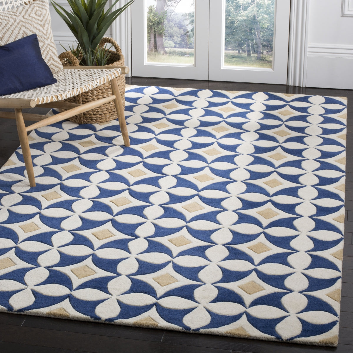 IVORY / BLUE