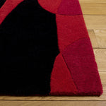 BLACK / RED