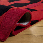 BLACK / RED