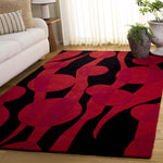BLACK / RED