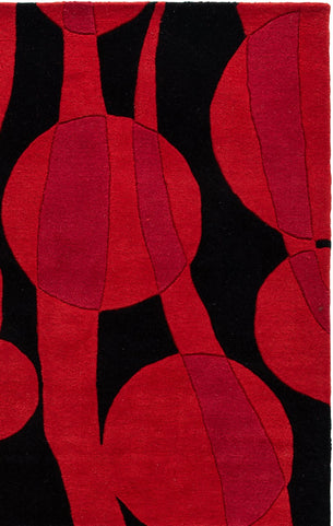 BLACK / RED