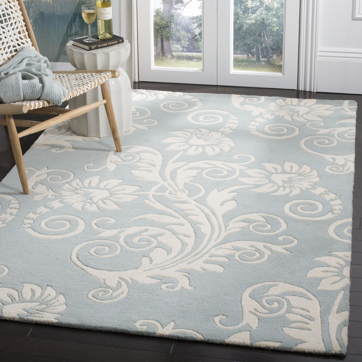BLUE / IVORY