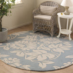 BLUE / IVORY