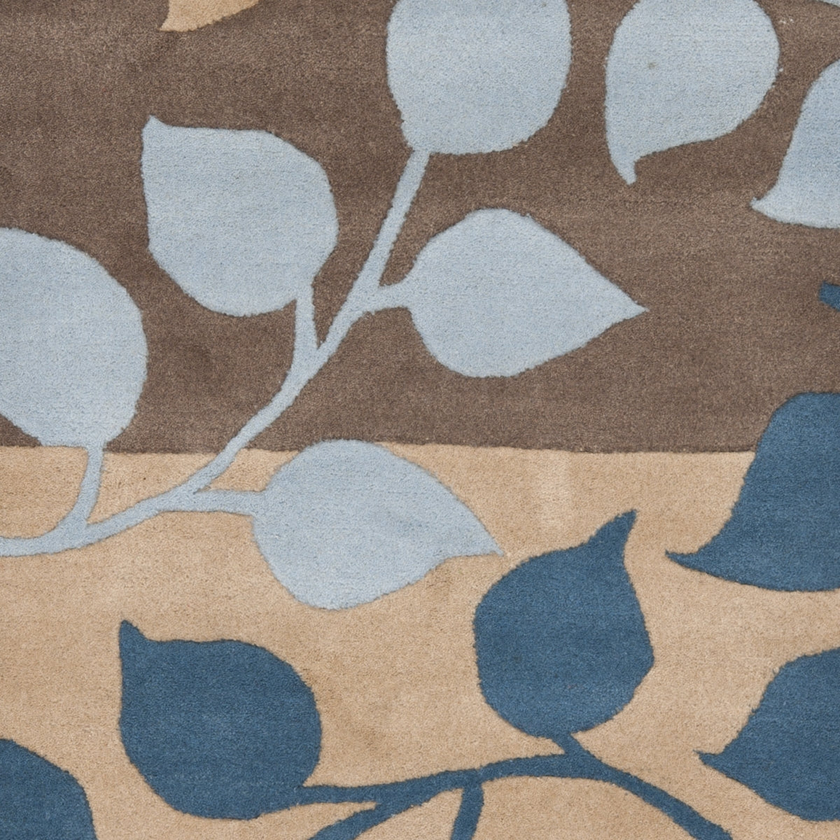 BROWN / BLUE