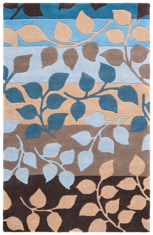 BROWN / BLUE