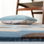 BROWN / BLUE