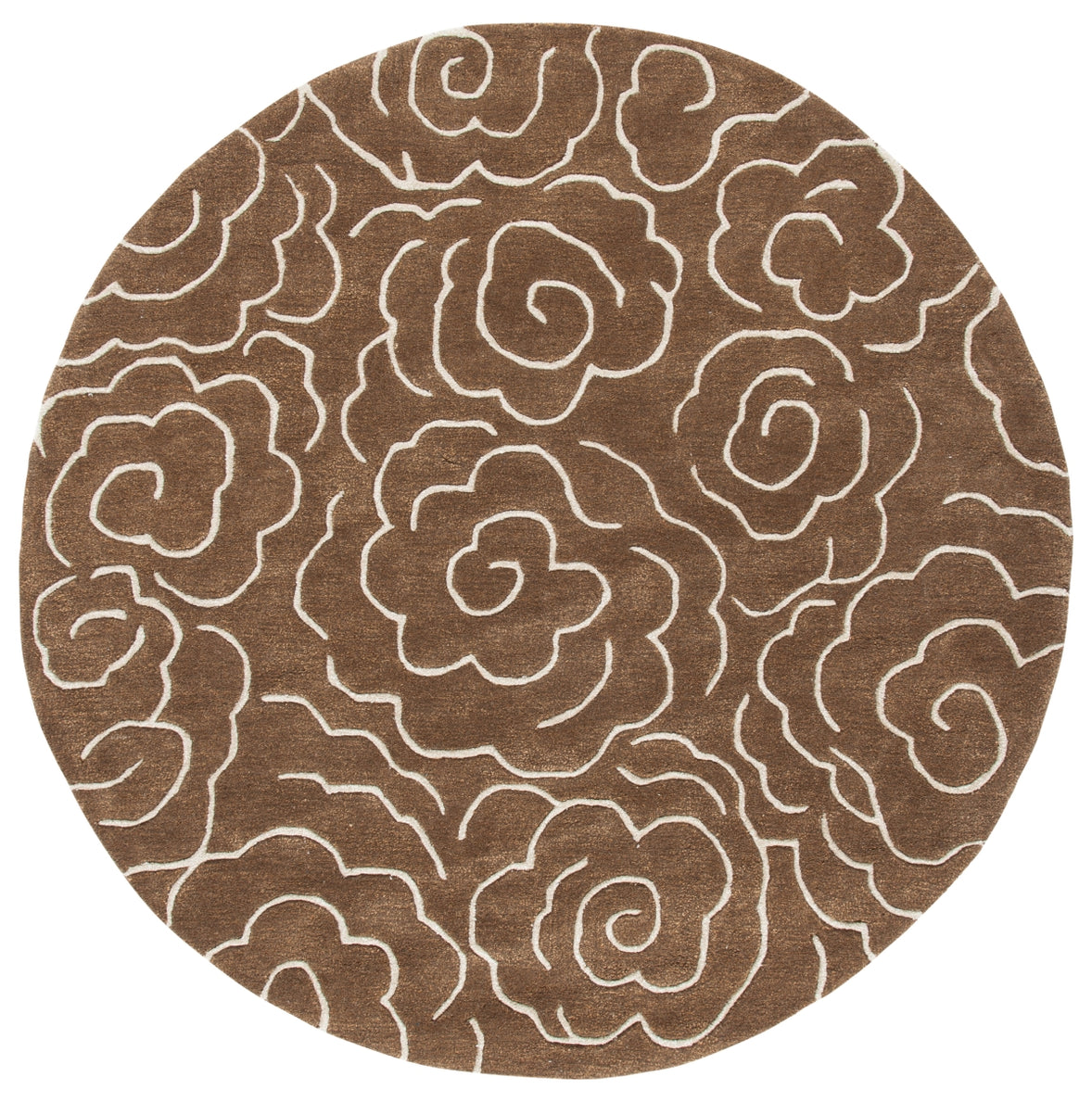 BROWN / IVORY