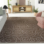 BROWN / IVORY